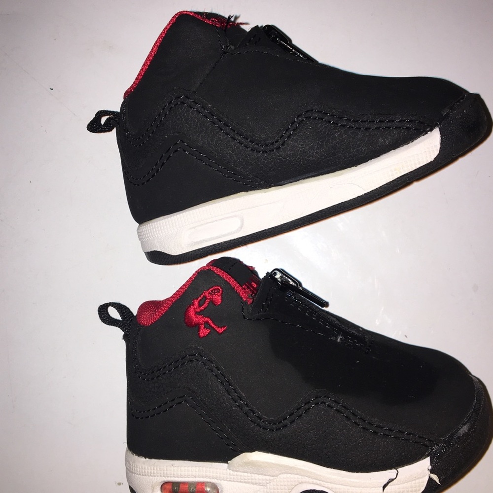 Shaq High Top Kids Toddlers Size 3 Black Shoes